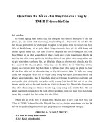 Quá trình thu hồi vỏ chai thủy tinh của công ty TNHH tribeco sài gòn