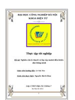 Thực tập tốt nghiệp nghiên cứu lý thuyết và lắp ráp modul điều khiển nhà thông minh