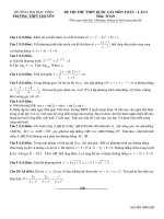 De thi thu toan THPT chuyen DH vinh lan 2016 lan 1