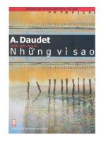 truyện ngắn chọn lọc những vì sao của   a  daudet