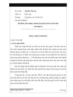 Sáng kiến kinh nghiệm hướng dẫn học sinh giải bài toán sắp xếp   tin học 8