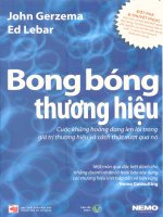 BONG BÓNG THƯƠNG HIỆU