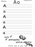 fun for english, fun for letters A to Z