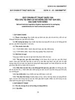 QCVN 01 05 2009 BNNPTNT quy chuẩn kỹ thuật quốc gia yêu cầu vệ sinh cơ sở đóng gói thịt gia súc gia cầm tươi sống