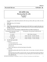 TCVN 5261 1990   phương pháp lấy mẫu sản phẩm ong