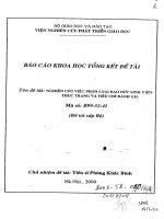 Nghiên cứu việc phân loại đạo đức sinh viên thực trạng và tiêu chí đánh giá