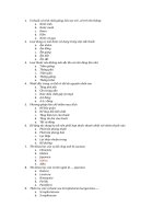 Đềthi dược cổ truyền dược chính quy, liên thông, văn bằng 2 ĐH Y Dược TP HCM