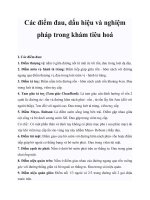 Các điểm đau, dấu hiệu và nghiệm pháp trong khám tiêu hoá 