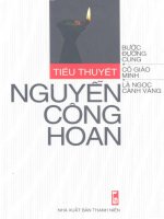 bộ ba tiểu  thuyết cô giáo minh bước đường cùng  lá ngọc cành vàng của nguyễn công hoan