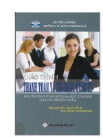 Giáo trình thanh toán và tín dụng quốc tế