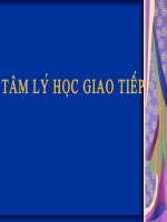 TÂM LÝ HỌC GIAO TIẾP