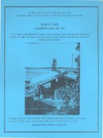 Báo Cáo Nghiệm Thu Dự Án Xây Dựng Mô Hình Sử Dụng Năng Lượng Mặt Trời Kết Hợp Khí Ôzôn Để Sấy Hải Sản Tại Vùng Nuôi Trồng Đánh Bắt Hải Sản Tỉnh Quảng Ninh