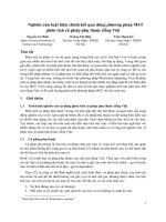 Nghiên cứu luật hiệu chỉnh kết quả dùng phương pháp MST phân tích cú pháp phụ thuộc tiếng Việt