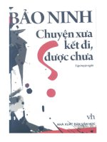 chuyện xưa kết đi được chưa    tác phẩm văn học