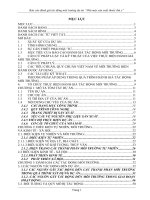 Báo cáo đánh giá tác động môi trường dự án nhà máy sản xuất thuốc thú y