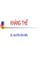 KHÁNG THỂ , BS. NGUYỄN VĂN HIỀN