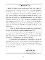 phân tích thực trạng và hướng giải pháp cho hoạt động kinh doanh lữ hành của công ty cổ phần tản đà