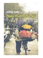 tác phẩm ngày thường hà nội