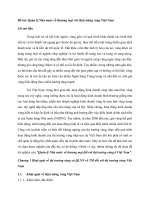 Đề tài: Quản lý Nhà nước về thương mại với thị trường vàng Việt Nam