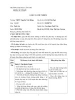 Giáo án giảng dạy lớp 11 trường nguyễn việt hồng