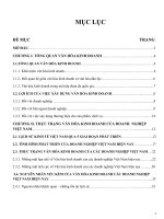 Tiểu luận môn văn hóa kinh doanh đánh giá việc xây dựng văn hóa kinh doanh cho các doanh nghiệp việt nam 