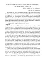 ĐÁNH GIÁ TÁC ĐỘNG GIỮA VỐN ĐẦU TƯ TRỰC TIẾP NƯỚC NGOÀI (FDI) VÀ TĂNG TRƯỞNG KINH TẾ TẠI VIỆT NAM