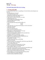 TRẮC NGHIỆM VỠ TỬ CUNG, CÓ ĐÁP ÁN