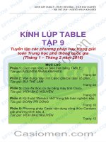 kính lúp table tập 9