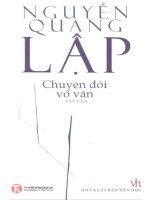 tập văn chuyện đời vớ vẩn  nguyễn quang lập