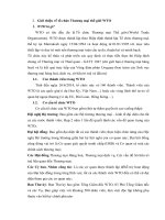 Tiểu luận môn Quản trị kinh doanh quốc tế 6 nguyên tắc hoạt động của WTO