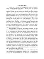 Những cơ hội và thách thức cho Du lịch Việt Nam trong quá trình hội nhập Du lịch Tiểu vùng sông Mekong