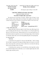 CHƯƠNG TRÌNH GIÁO DỤC ĐẠI HỌC (THEO HỆ THỐNG TÍN CHỈ) NGÀNH CƠ KHÍ CHẾ TẠO MÁYCơ khí chế tạo máy