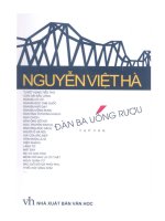 dàn bà uống rượunguyễn việt hà