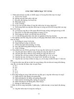 TRẮC NGHIỆM UNG THƯ NIÊM MẠC TỬ CUNG