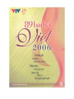 89 bài hát việt năm 2006
