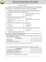 Phiếu Đánh giá chất lượng đào tạo đại học