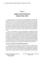 CHƯƠNG I: NHỮNG VẤN ĐỀ CƠ BẢN CỦA THỐNG KÊ THỰC HÀNH