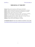 CHINH PHUC LY THUYET MON HOA THPT QUOC GIA 2016