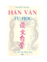 hán văn tự học  nguyễn văn ba
