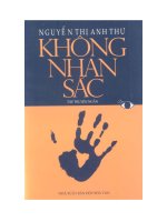không nhan sắc  nguyễn thị anh thư