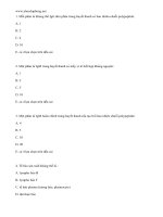 TRẮC NGHIỆM KHÁNG THỂ