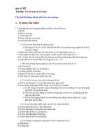 TRẮC NGHIỆM ỐI VỠ NON, ỐI VỠ SỚM