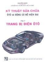 Kỹ thuật sữa chữa ô tô và động cơ nổ hiện đại tập 3   nguyễn oanh