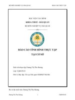 Báo cáo thực tập: Công tác kiểm tra trị giá tính thuế đối với hàng hóa nhập khẩu của Chi cục Hải quan cửa khẩu sân bay quốc tế Nội Bài