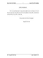 Đánh giá thực trạng tài chính và các giải pháp cải thiện tình hình tài chính tại công ty TNHH thành bình