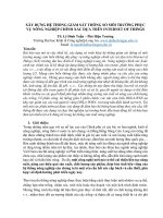 XÂY DỰNG HỆ THỐNG GIÁM SÁT THÔNG SỐ MÔI TRƯỜNG PHỤC VỤ NÔNG NGHIỆP CHÍNH XÁC DỰA TRÊN INTERNET OF THINGS