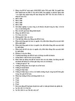 Trác nghiệm môn học nguyên lý kế toán 