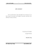 Đánh giá thực trạng tài chính và các giải pháp cải thiện tình hình tài chính tại doanh nghiệp tư nhân thương mại ô tô hoàng anh