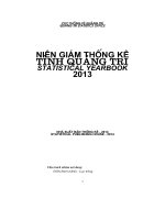 Niên giám thông kê tỉnh Quảng Trị P1
