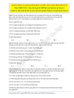 DẠNG bài tập SINH KHẢ NĂNG XUẤT HIỆN TRONG đề THI năm 2016